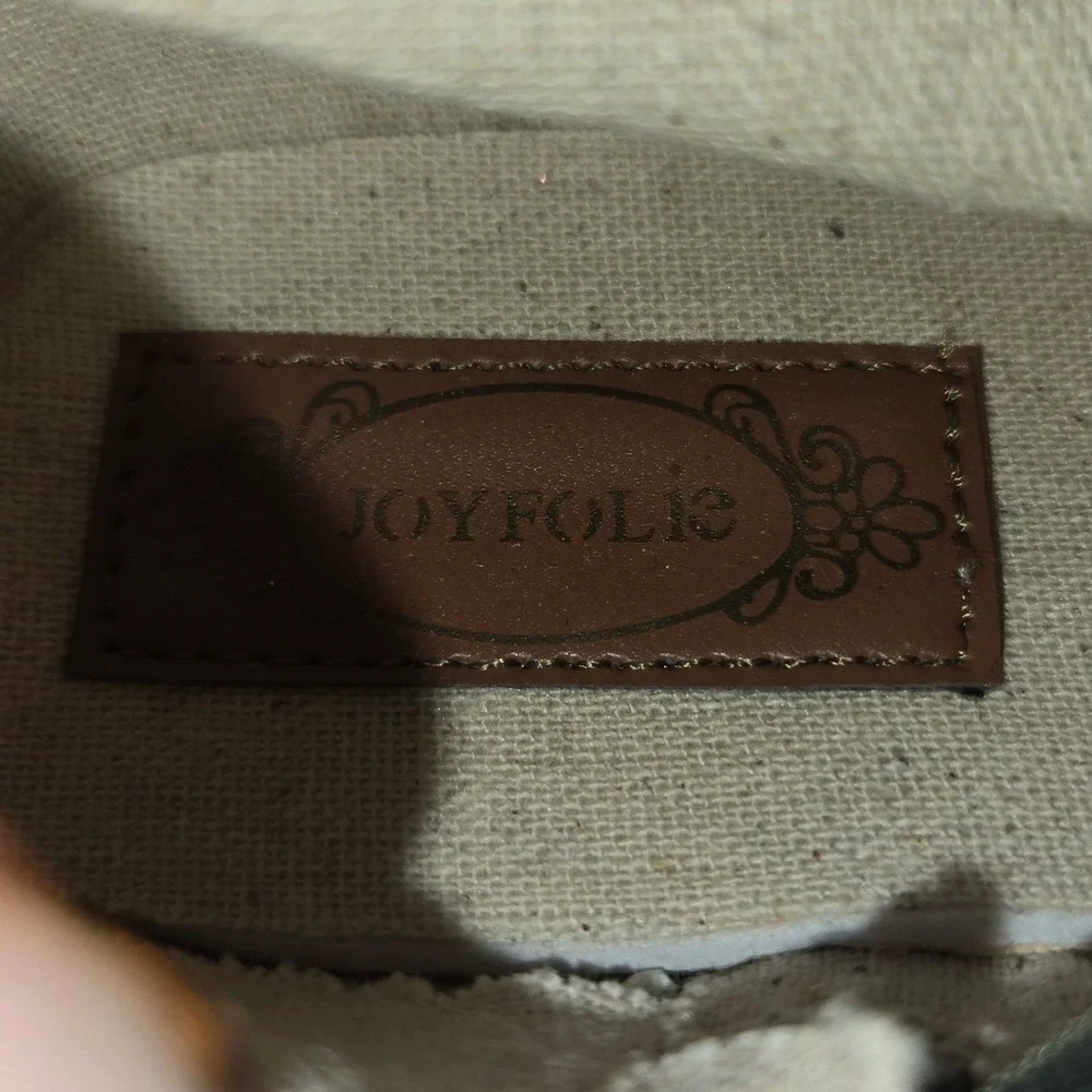 Joyfolie Leighton Dove Grey Damask Tall Boots Girls Youth 2 Brass Buttons